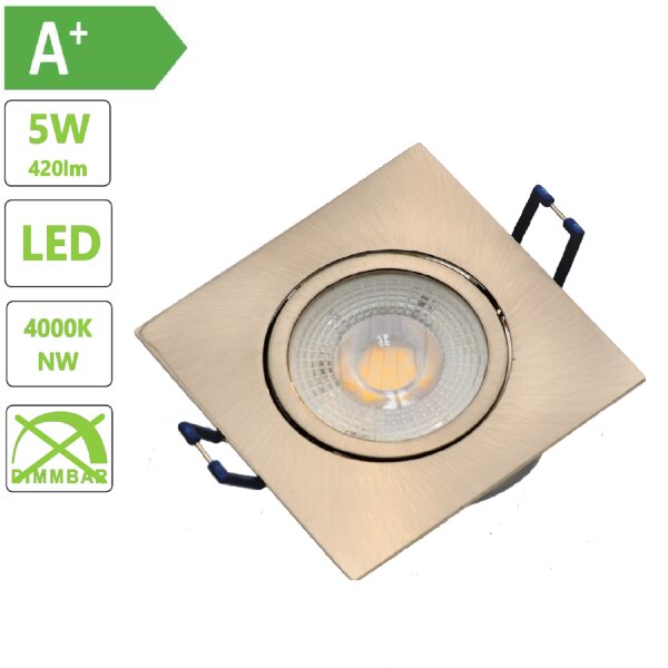 LED Einbaustrahler schwenkbarer Spotlight  LED-Licht-Modul 5 Watt 4000K
